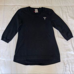 Tesla Women’s Crew Neck Sweater, 3/4  Sleeve, size small
